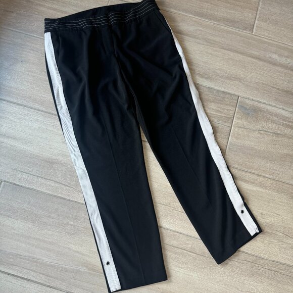 Belle Vere Pants - Belle Vere Black Dress Pants w/ White Side Stripe – Women’s Size 8